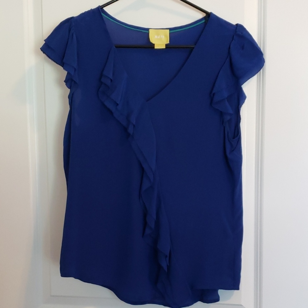 Royal blue blouse